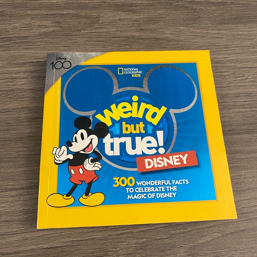 Disney Weird But True Fun Facts Book - Yellow and Blue